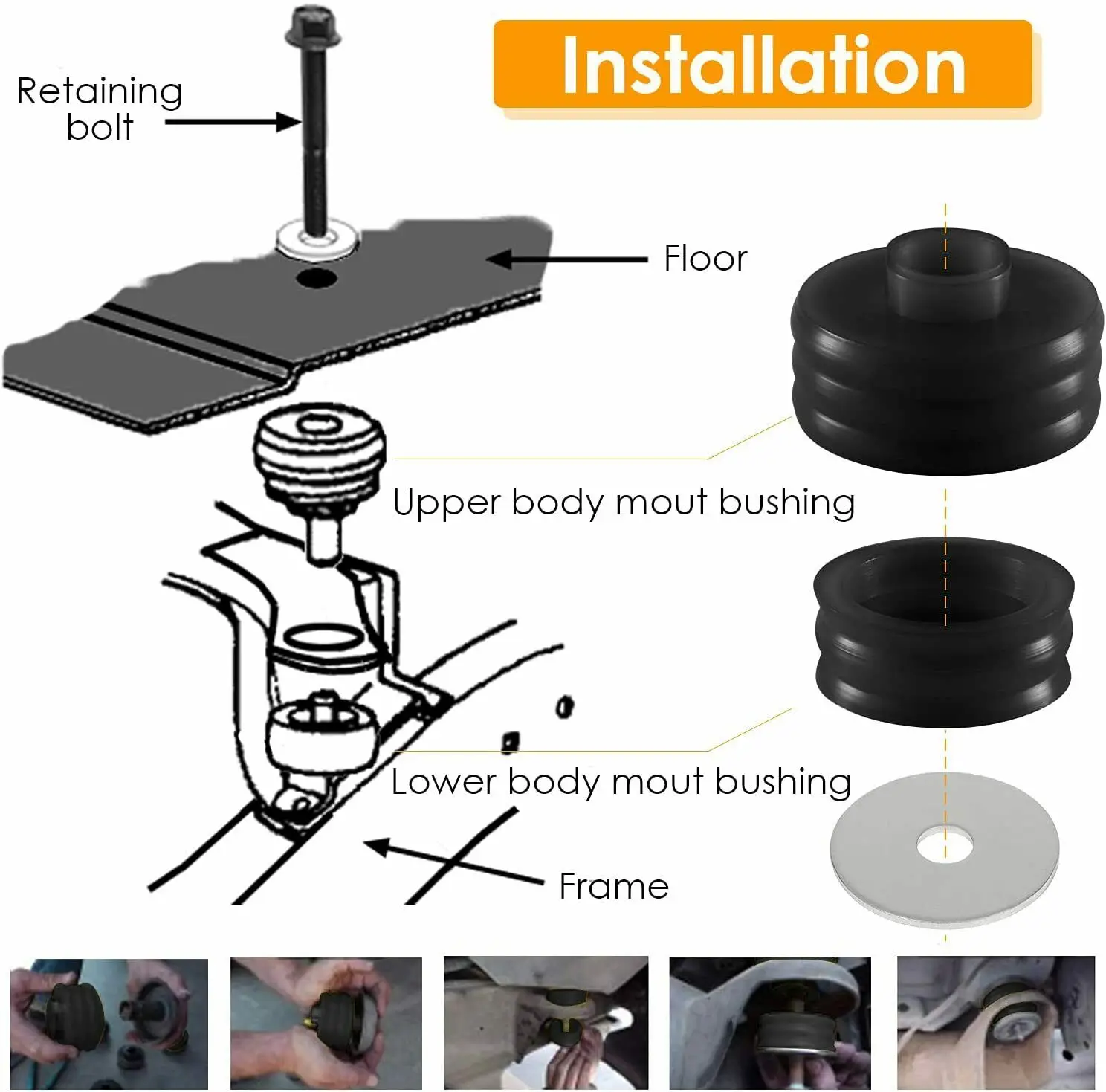 ٵ Ʈ ν ŰƮ KF04050BK Ford F250 F350 1999-2017  췹ź ٵ Ʈ, OE ü  