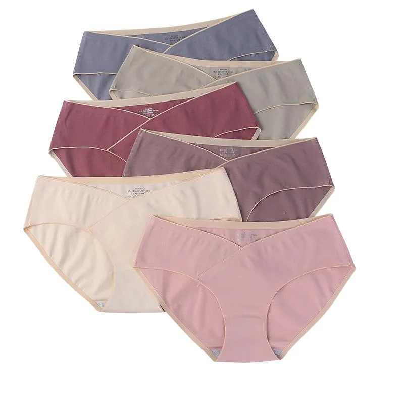 7Pcs Low Waist Maternity Panties Clothes for Pregnant Women Panties Pregnancy Underwear Clothing Briefs Intimates Underpants