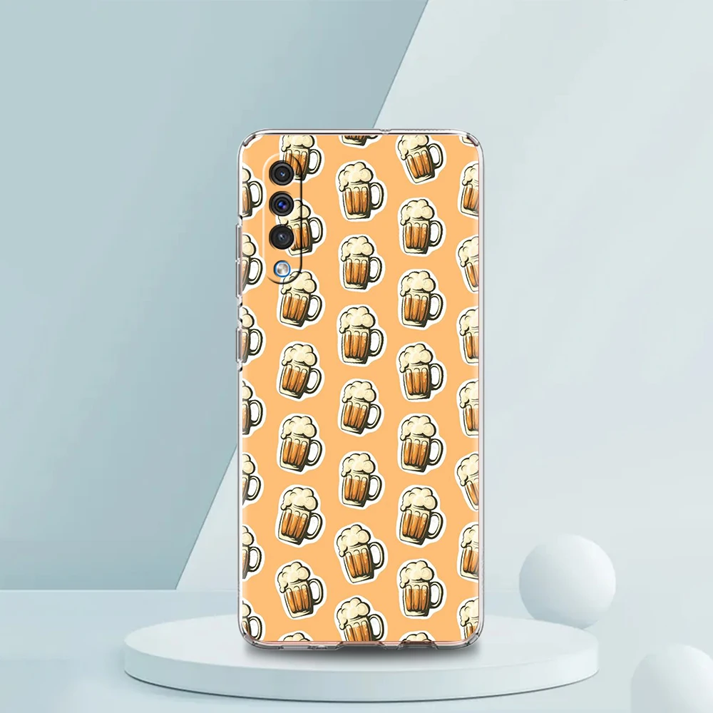 Biere Alkohol Blase transparente Telefon hülle für Samsung Galaxy A12 A22 A50 A70 A40 A10 A20 A30 A02 A03S A04 Abdeckung Silikon hülle – Detail 6