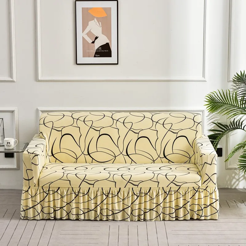 thumbnail image 1 of Funda floral para sofá, Protector de muebles lavable para perros, esquinero, falda de sofá de 1/2/2024 plazas, novedad de 3/4, 1 of 5