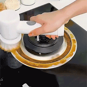 5-em-1 multifuncional escova de limpeza elétrica carregamento usb escova de  lavagem de banheiro ferramenta de limpeza de cozinha escova de lavagem de  louça banheira - AliExpress