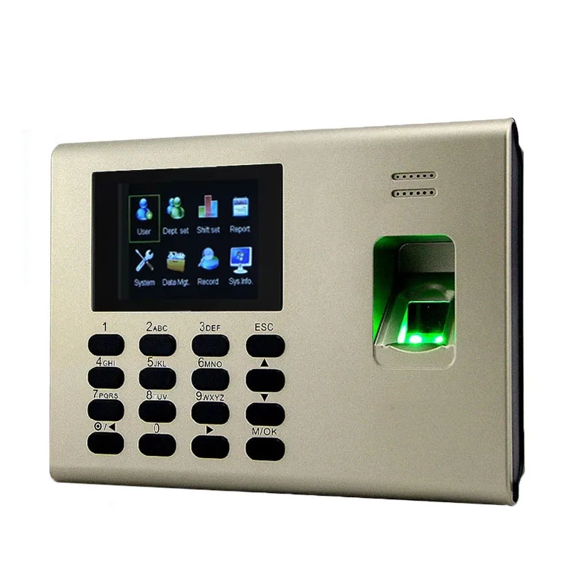 K40 – carte USB TCP/IP RFID, reconnaissance par empreinte digitale, Machine de présence, horloge, enregistreur de temps, batterie intégrée, système Linux