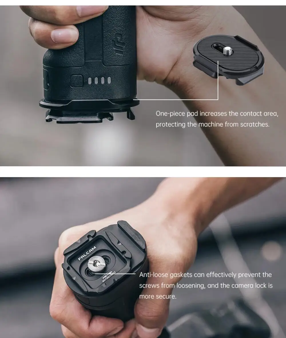 FALCAM F38&F50 Quick Release Plate for Ronin Stabilizer Handle Bottom 3370