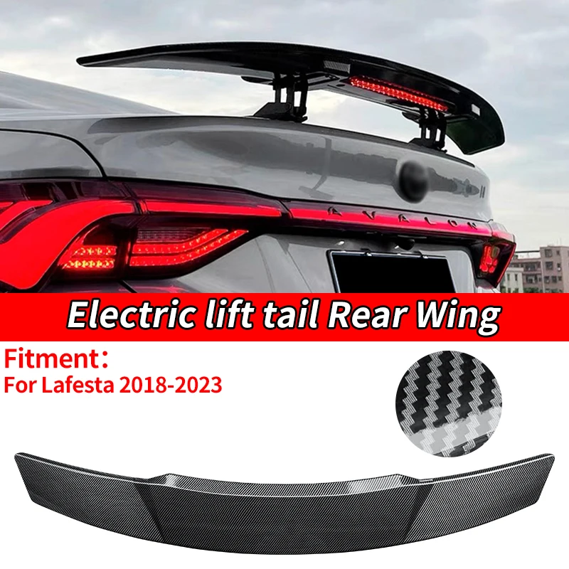 Car Electric Rear Spoiler Wing Trunk Tail Remote Control Modification