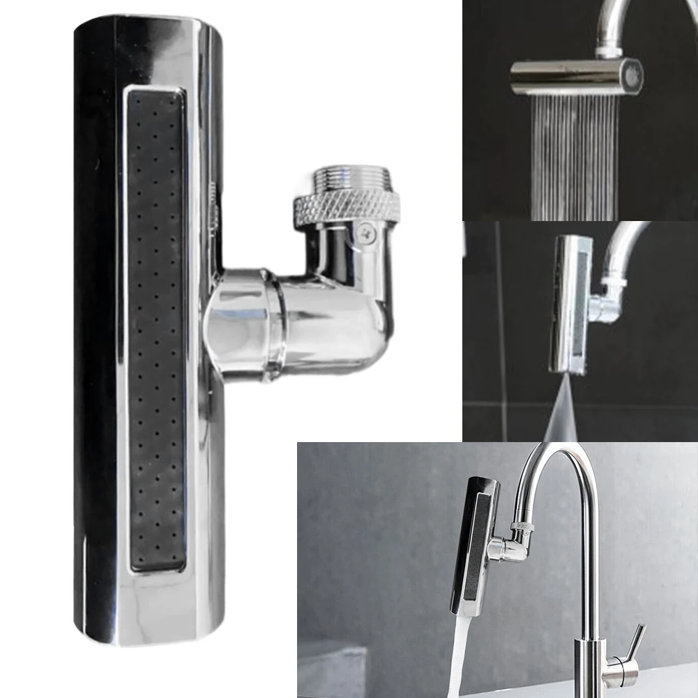 Waterfall Kitchen Faucet 360° Swivel Kitchen Waterfall Faucet Multifunctional Kitchen Faucet Head Replacement for Kitchen Sink
