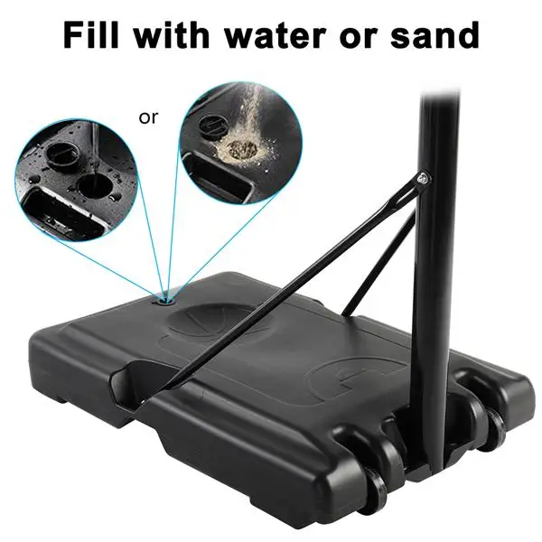 LX】B07N PVC透明板 210-305cm N002 便携式可移动 青少年 篮球架-44