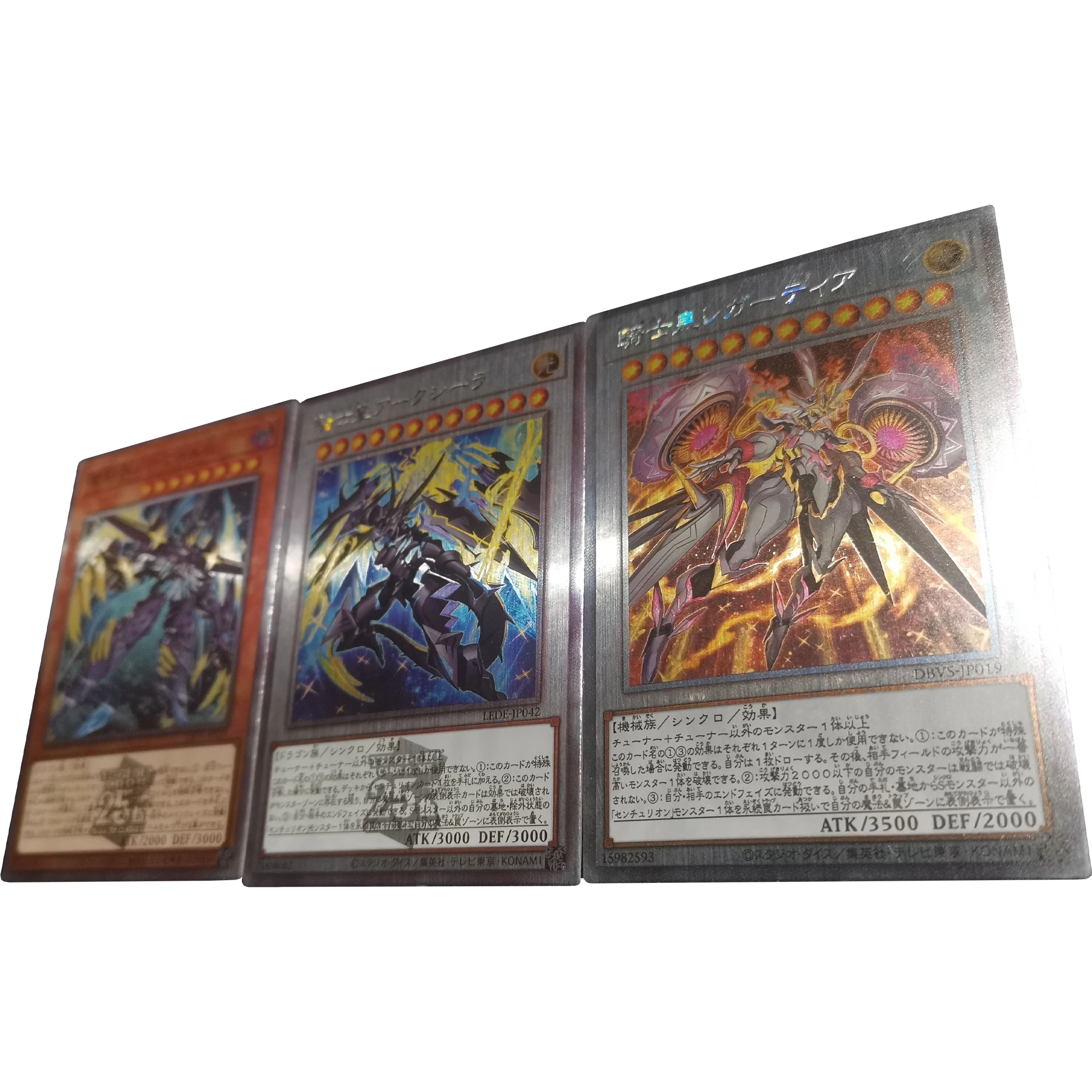 

Diy 3 шт./набор Yu-Gi-Oh! Centur-Ion Arkcoela Подарочная флеш-карта Toy Game аниме коллекционные карты