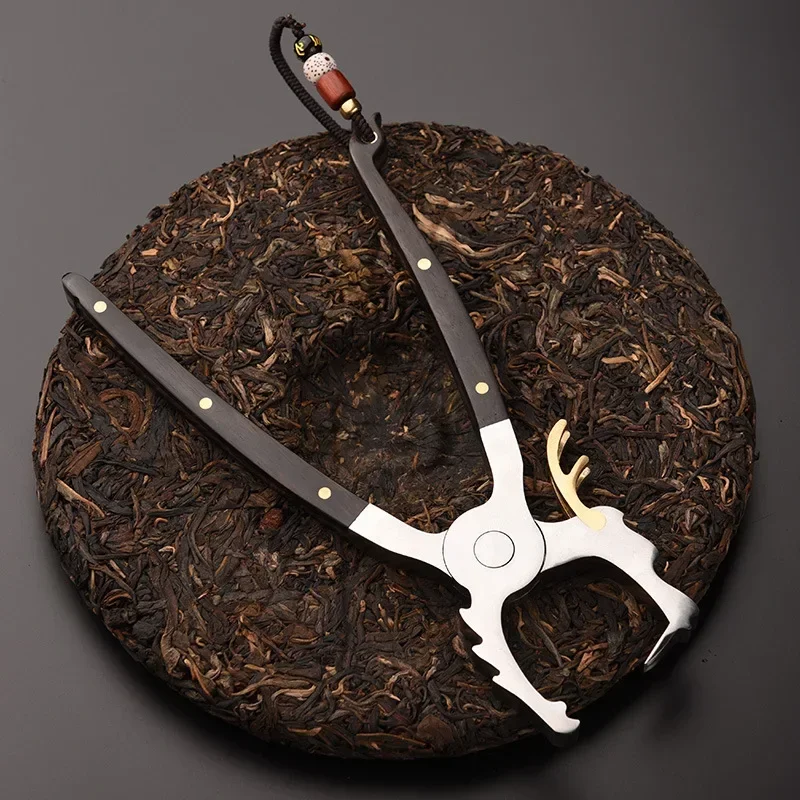 304 Stainless Tea Tongs Steel Pu'er Manual Special Brick Cake Prying Opener Tea Accessories