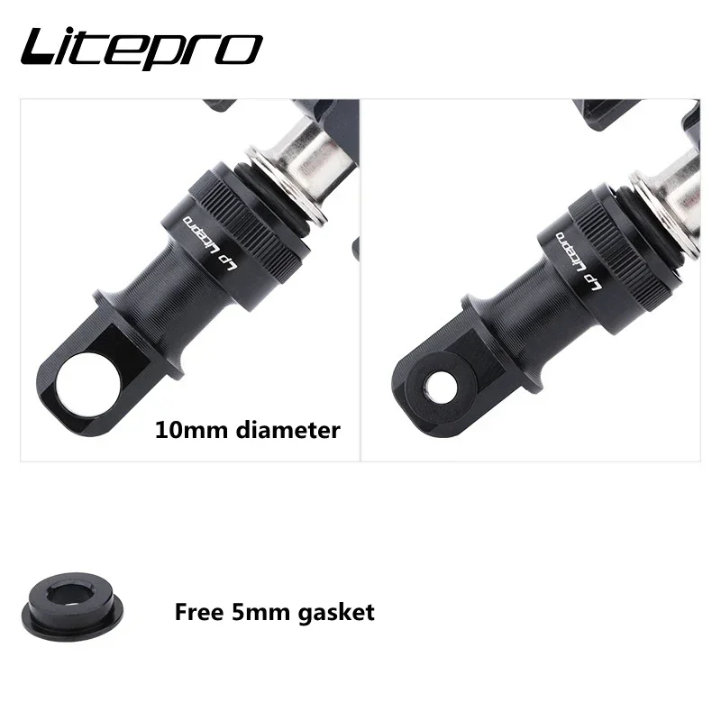 Litepro Quick Release Aluminum Alloy Bicycle Pedals with Mounting Seat and QR Buckle