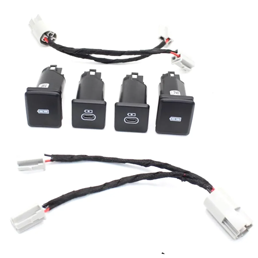 Car Charger Adapter 1Pc USB Type-C / Cigarette Charger For Range Land Rover Sport Defender