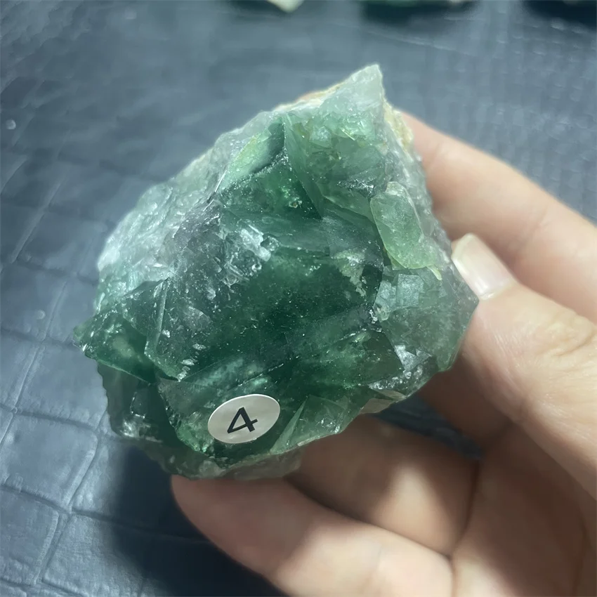 NEW! 100% Natural green fluorite rare octahedral fluorite mineral specimen  cluster Stones and crystals Healing crystal 2