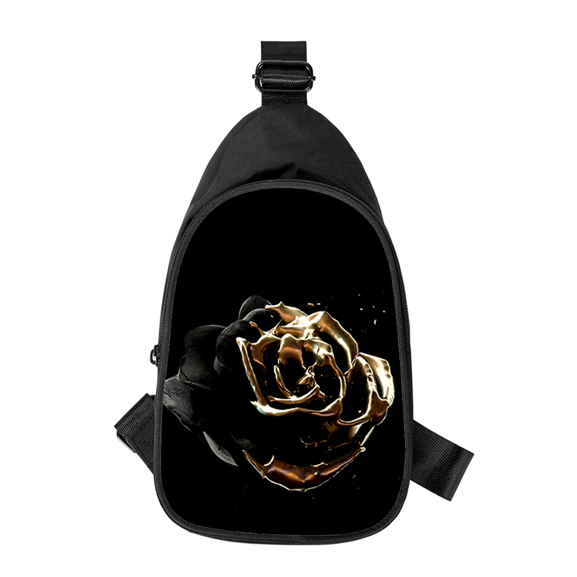 Рисунок 5 - Новинка, Мужская нагрудная сумка через плечо с цветами