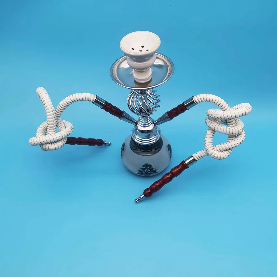 Arabic Water Bottle Single And Double Tube Small Glass Bottle Water Set Hookah Shisha