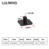Aluminum alloy 1/4 3/8 Single-layer Hot Shoe Base Conversion Screw SLR Camera 1/4 Double-layer Hot Shoe Base Ballhead Accessory 2