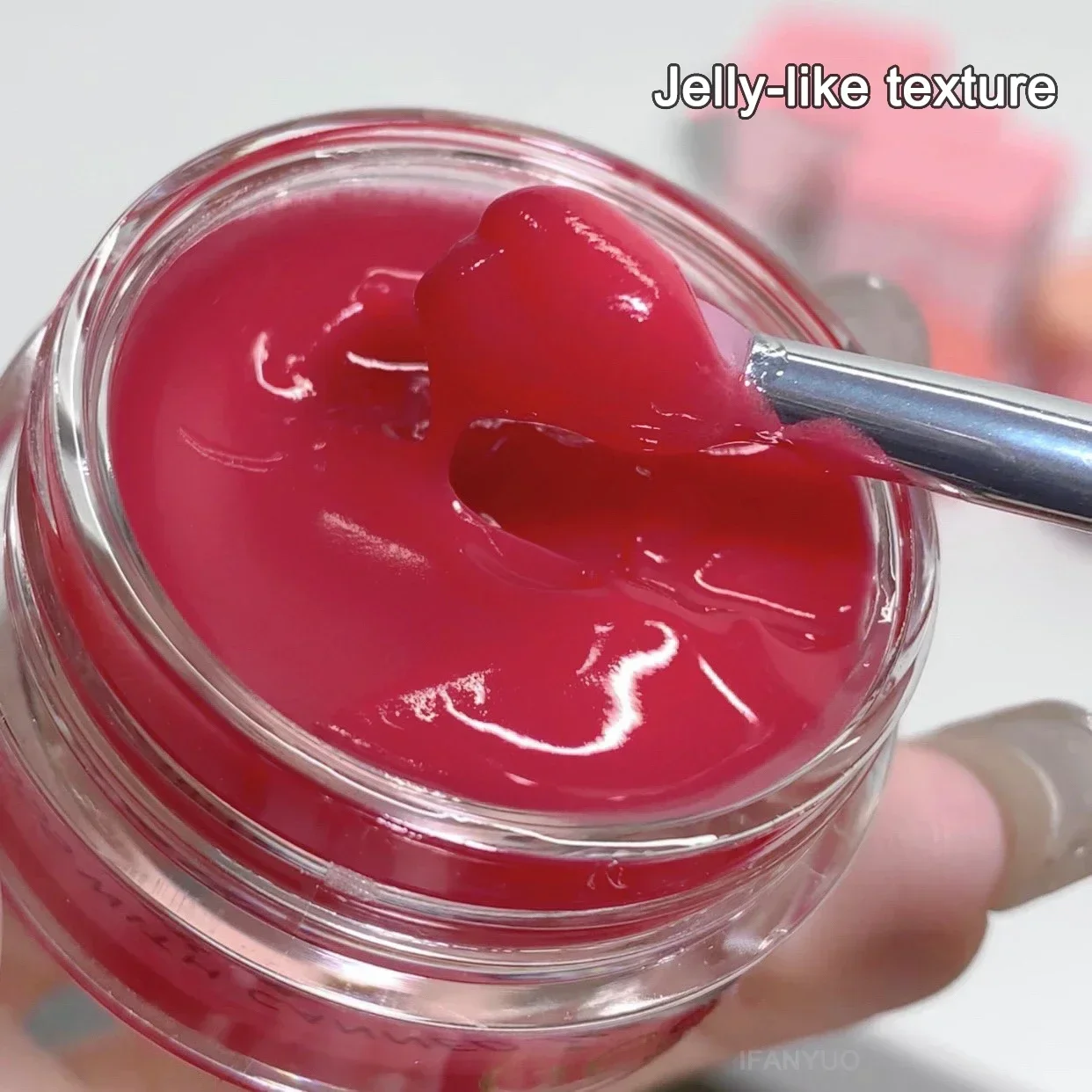Jelly Canned Lip Glaze Mirror Water Light Jam Ice-clear Lip Tint Gloss Moisturize Plumping Tooting Thick Lips Honey Cream Makeup lip gloss lip makeup lip glaze lip tint