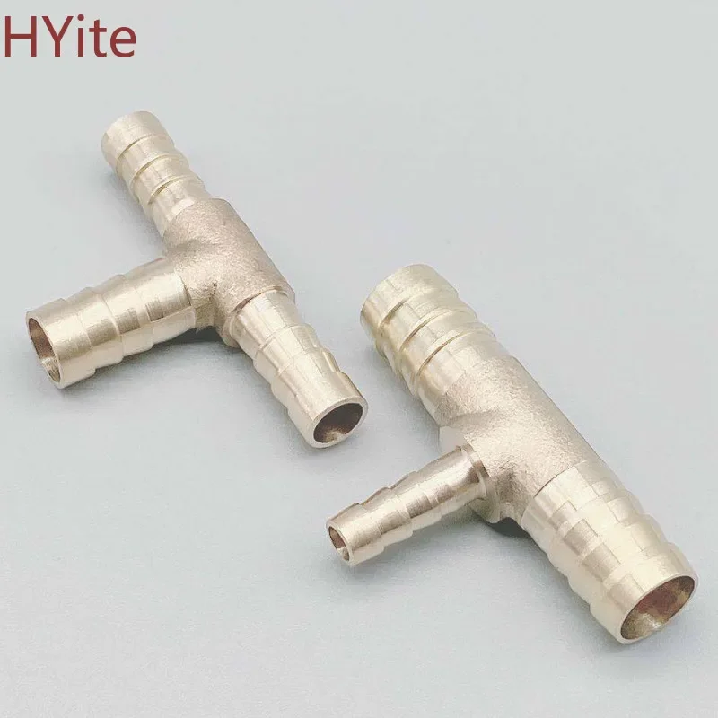 Adapter T 1Pc Reducing Barb Hose Joiner Tee Barbed Splicer Connector Brass T-stück Schlauch