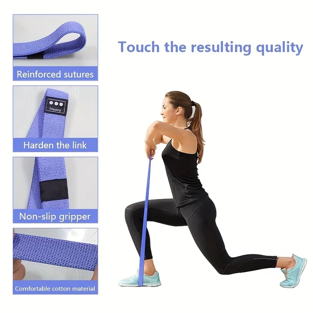 3Pcs Yoga Resistance Tension Band,Yoga Stretching Band,Elastic Band,Exercise Equipment,For Exercise,Body Stretching,Strength Training 5
