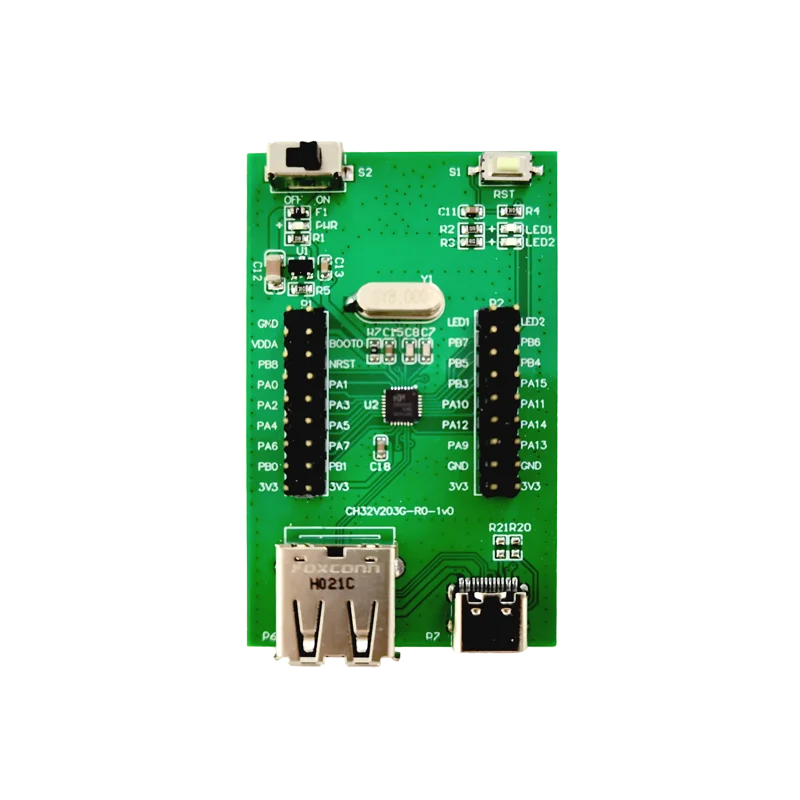 Evaluation Board PCB Board 2Pcs/Lot CH32V203 low-power consumption small-medium capacity