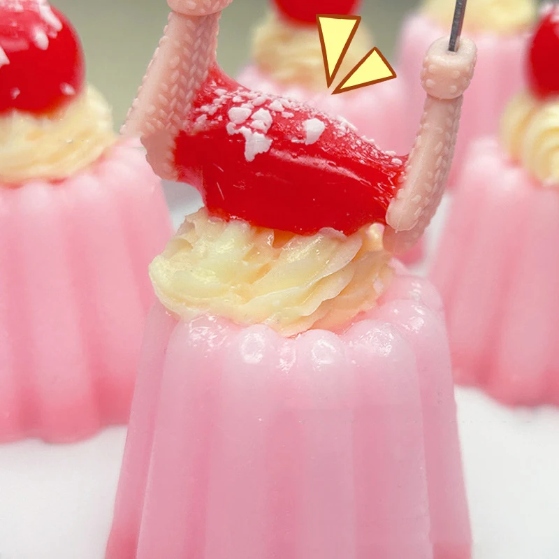 子供のための柔らかいゴム製のゼリースクイーズおもちゃ,キャラメル