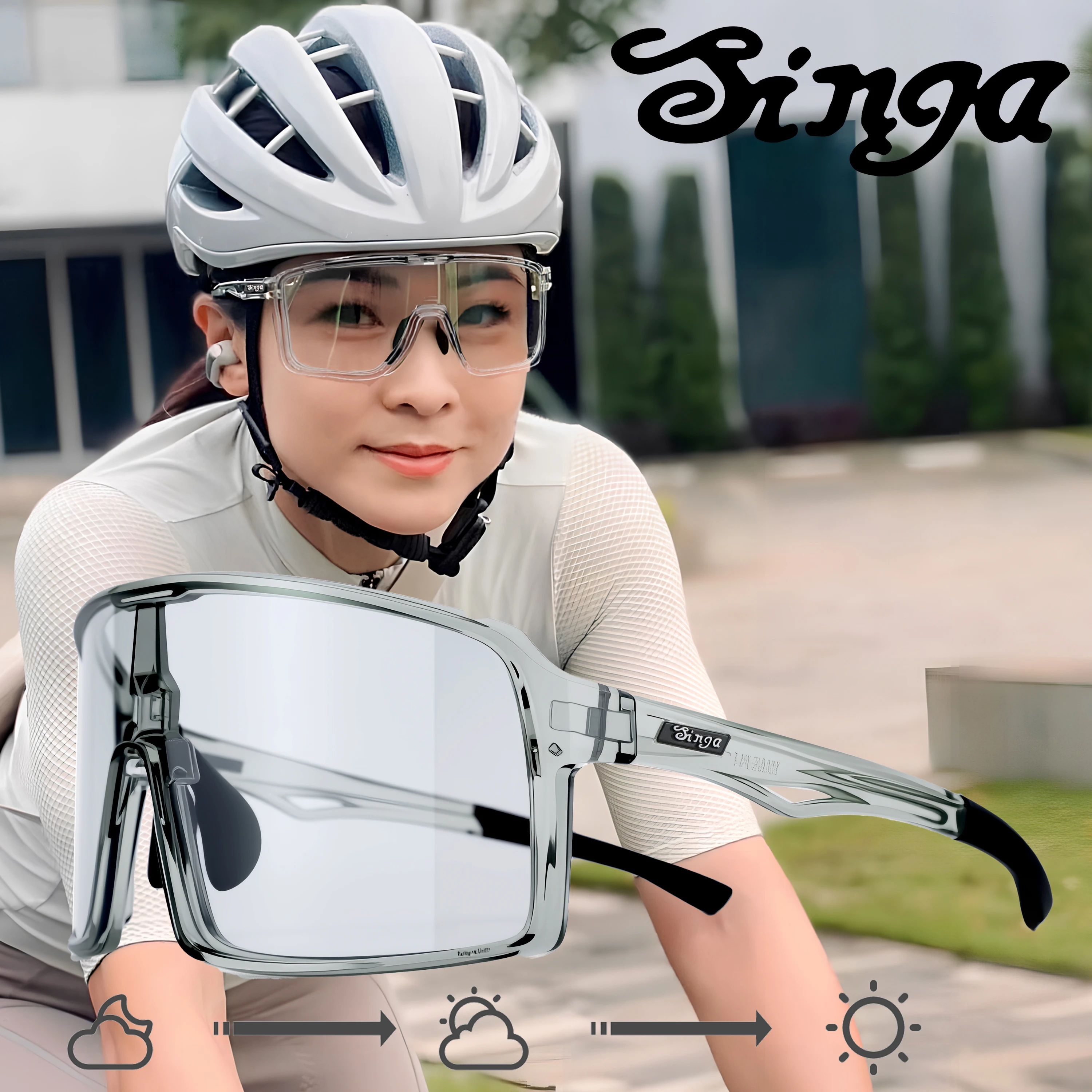 Sports Photochromic Sunglasses for Men Women Cycling Sun Glasses Goggles Bicycle Mountain Bike Women Cycle Eyewear