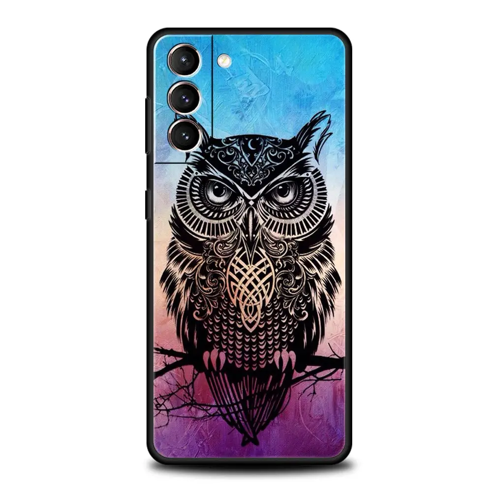 Charming Owl Design Soft Phone Case - Adorable Gift