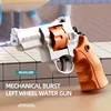 1PCS Summer Water Gun Toy Mechanical Continuous Revolver Water Gun Toys Boys Girls Outdoor Beach Water Toys Kids Holiday Gifts 4
