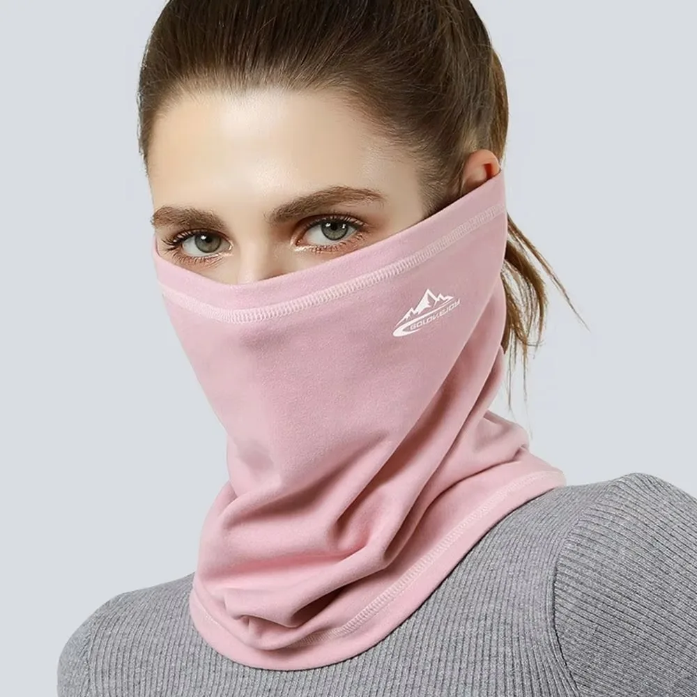 Winter Sports Bandana Running Velvet Thermal Neck Warmer Ski Hiking Cycling Riding Snowboard Scarf Windproof Headgear For Men Women