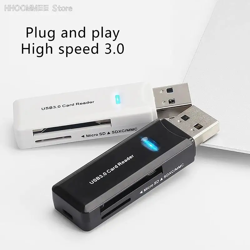 USB Card Reader 3.0 2.0 TF SD Card Reader 2 in 1 Cardreader Micro SD Adapter PC Laptop Smart Memory 1pc card reader sd card reader