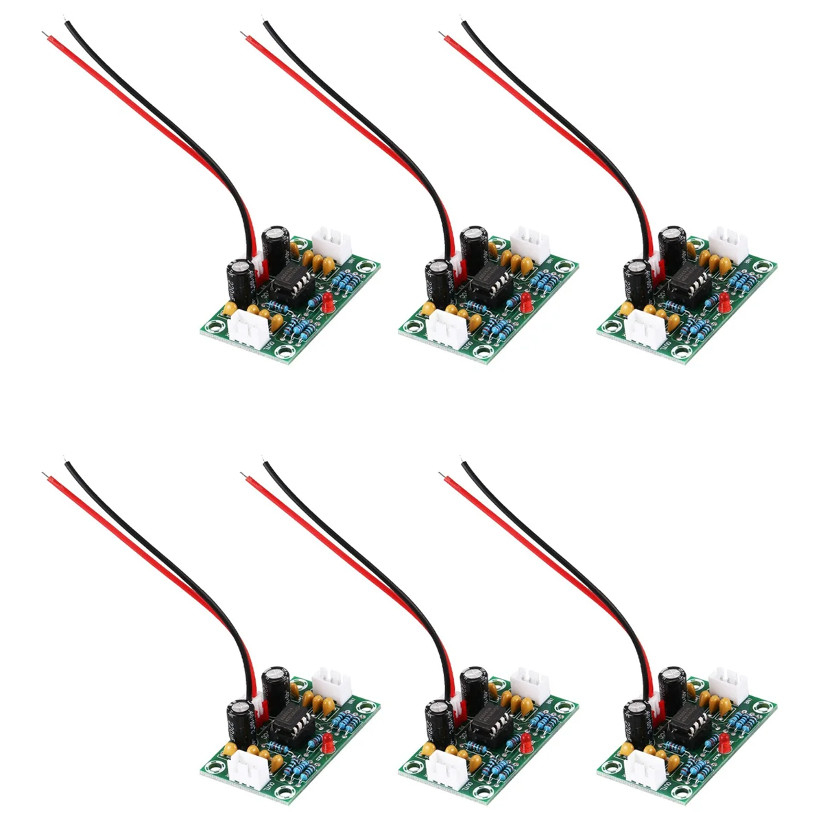 

6X Mini Preamp Op Amp Module Amplifier Dual Channel NE5532 Preamplifier Tone Board 5 Times Wide Voltage 12-30V