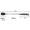 Enhance Pain Stainless steel Spikes 52CM Long PU Leather Spanking Paddle Slapper Whip for Horse Training 5