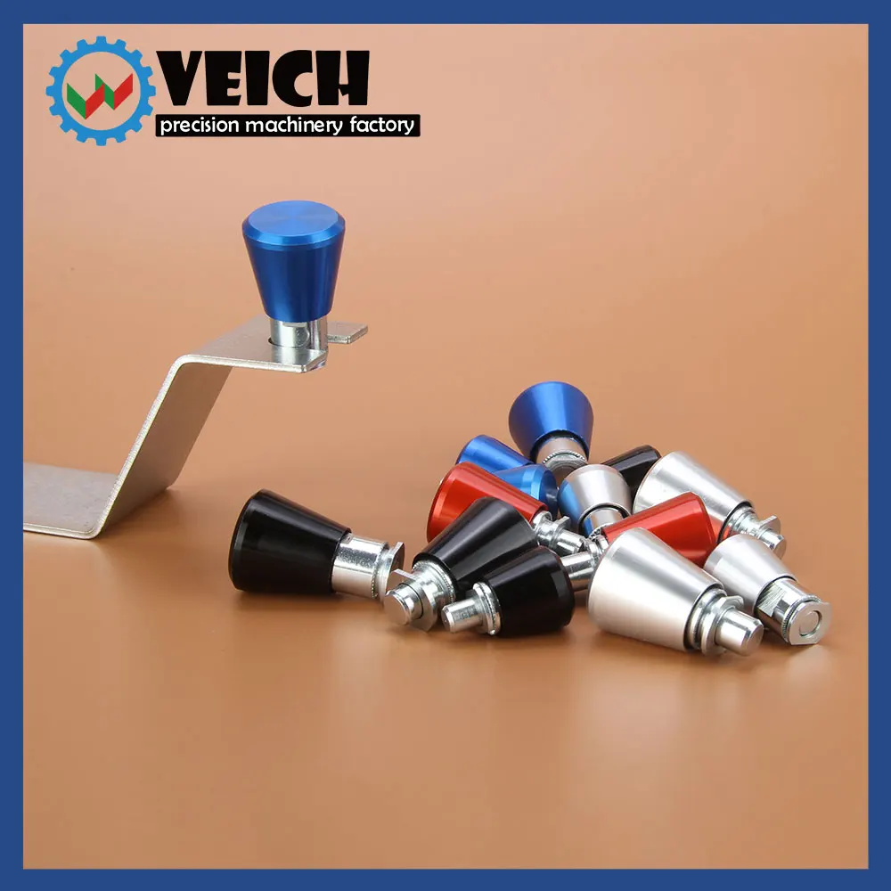 Aluminum Alloy Plunger Spring Pins 10pcs/lot Threadedin Spring