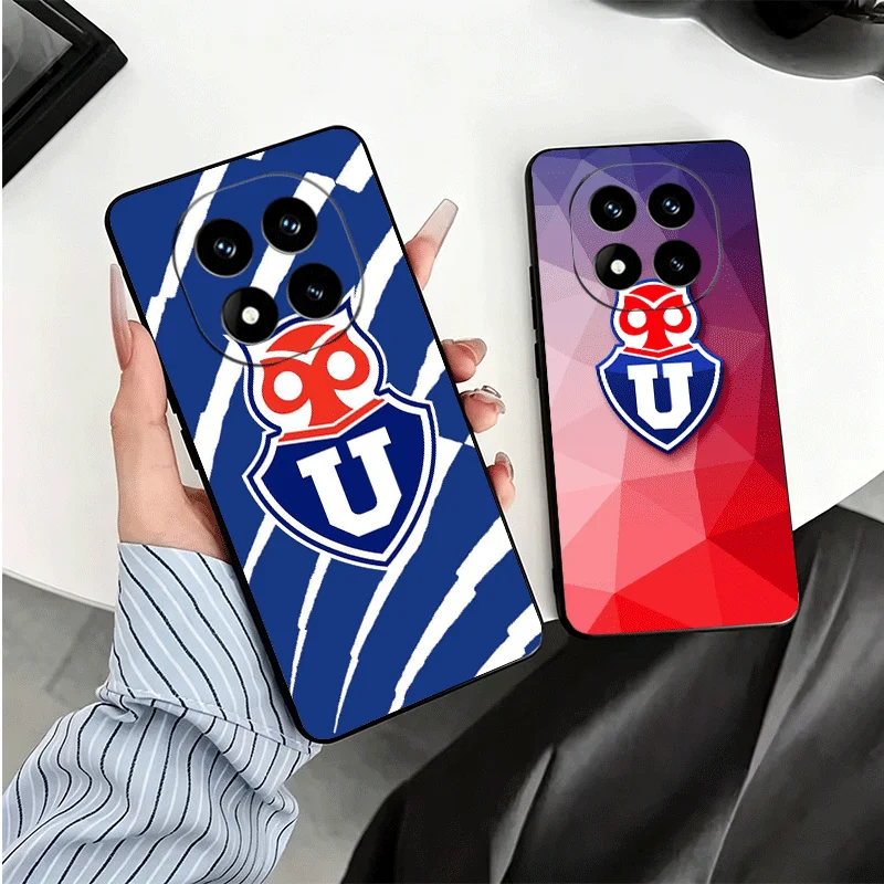 Chile University Logo Soft Phone Case - Black Protective Cover