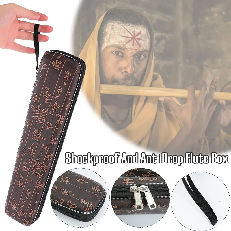 

Bamboo Flute Box Shockproof Resistant To Moisture Instrument Flute Case Bag Accessories Protect Flute Carrying