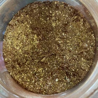 Poudre de mica à gros grains effet scintillant, pigment brillant rouge bronze doré pour nail art, peinture, savon, slime, résine époxy et artisanat 4