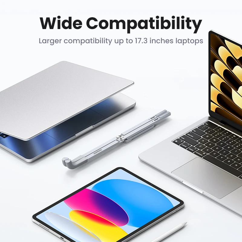 UGREEN Laptop Stand laptop stand mobile phone stand tablet bracket For Macbook Pro Foldable Aluminum Vertical Notebook Stand Laptop Support Macbook Air Pro Tablet Phone