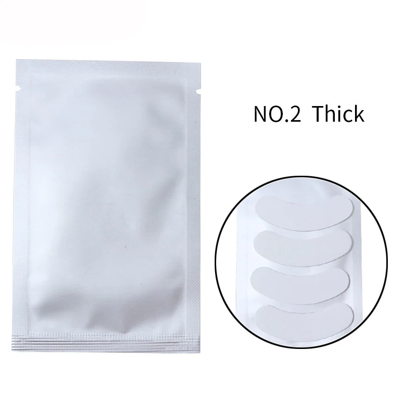 Silicone Eyelash Pad Patches Under Eye Pad For Eyelashes Extension 50 pack No.2 Thick Types