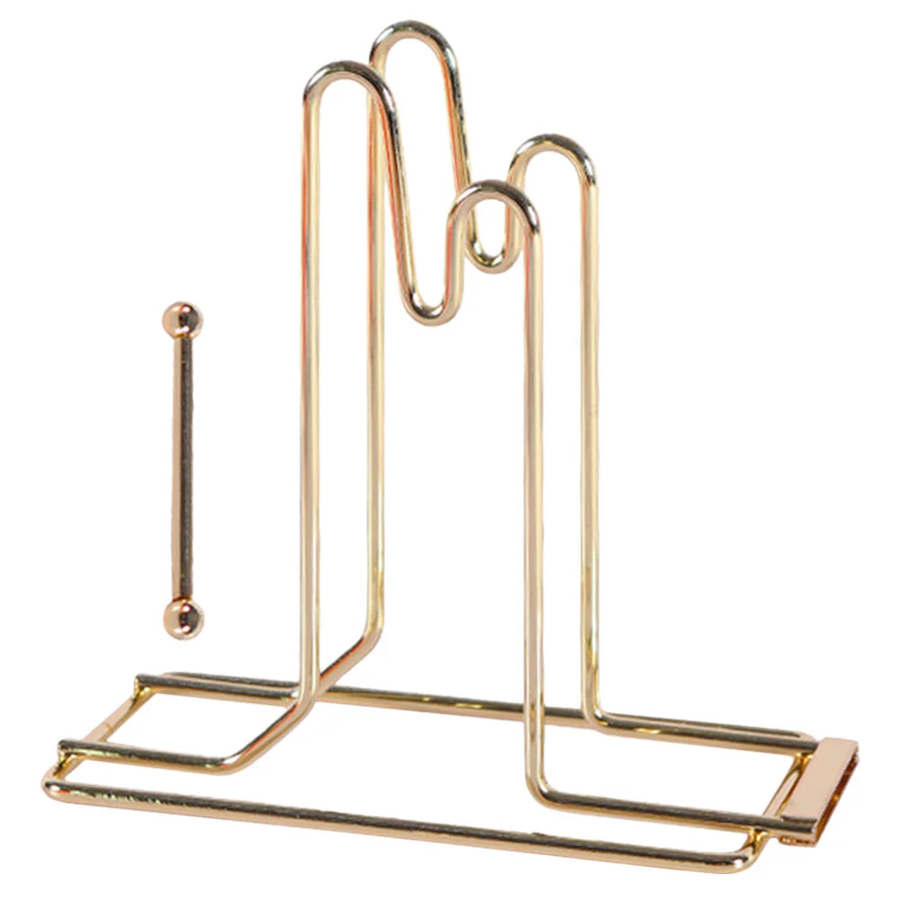 Golden Metal Ticket Dispenser Holder Raffle Stand Portable Soap Dish Movie Theater Roll ganizer Ticket Dispensing Holder Metal