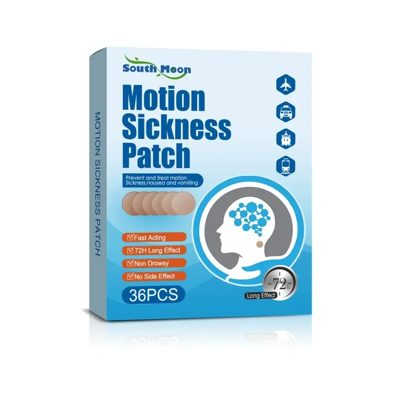 36 PCS Motion Sickness Patches Bands Relief of Nausea Vomiting Carsick and Vertigo in Adults and Kids from Car Travel Seasick slimming patch