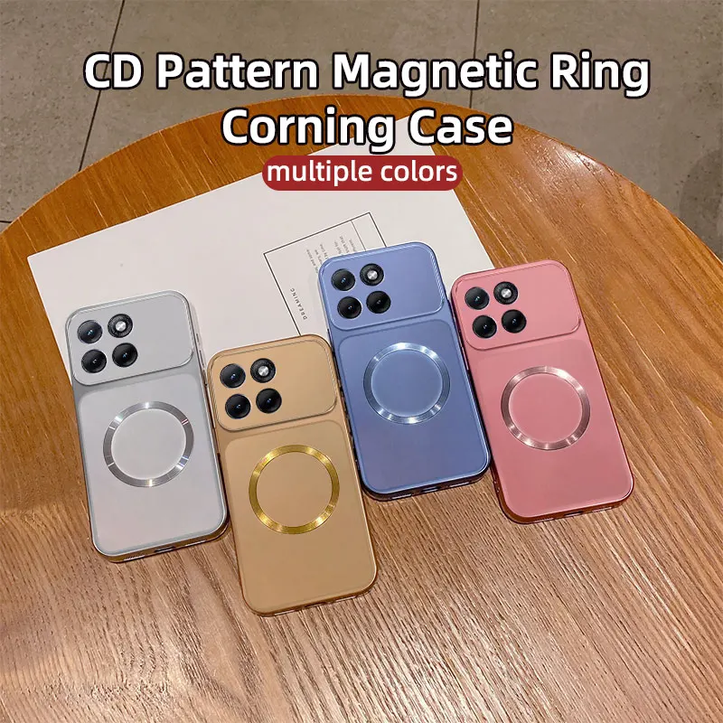 AG Metallic Paint Magnetic Phone Case - Enhanced Protection Cover