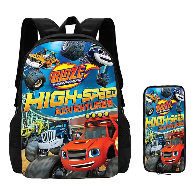 Juego de uds de mochila escolar Blaze and the Monster Machines
