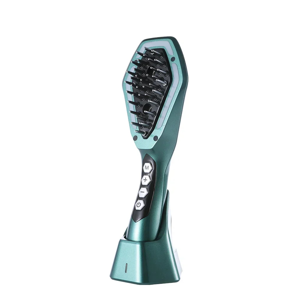 Lescolton red light therapy photon care oil-control hair-loss prevention multi functional EMS hair comb scalp massage brush