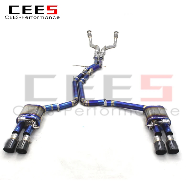 

Выхлопные трубы CEES Catback для Audi S4/S5 B8.5 3,0 T 2013-2019, выхлопная труба, выхлопная система, Титановый Глушитель Выхлопной Трубы