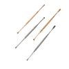 Stainless Steel Double Head Ear Cleaner Spoon Spiral Ear Pick Spoon Earwax Remover Cleaning Tool Ear Care Ear Clean Tool 2