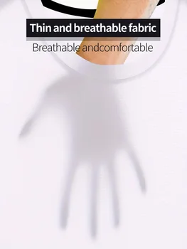 Round Neck T-Shirt 6-Piece White Ultra-Light Men's Quick-Drying Breathable Sweat-Absorbent Shirt Suitable for Fitness Gym and Ru 5