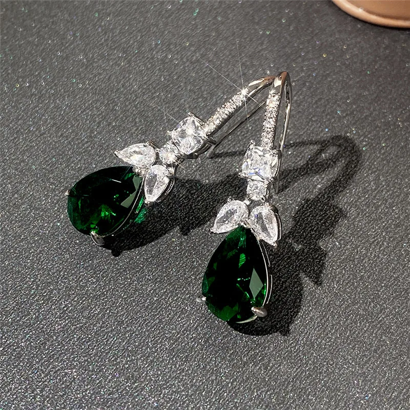 Kesaplan Orecchini Pendenti Lunghi Donna In Argento Sterling 925 Con Nappa E Zirconi. Design A Lampadario, Ipoallergenici. Idea Regalo. - 3