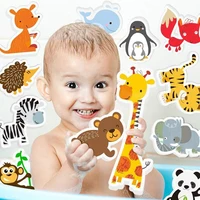 Baby Bath Toys For Children Early Educational Toy Foam Animals Cognitive Puzzle Floating Toy Bathroom Bathtub Toys for Babies 1