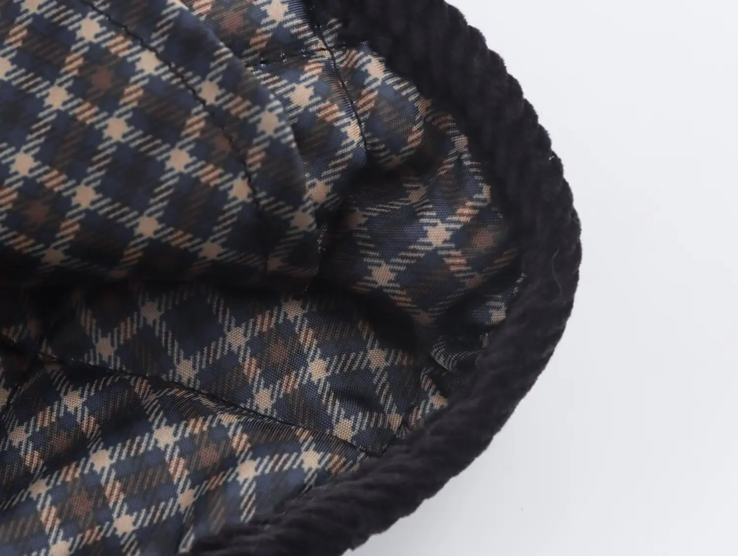 Autumn And Winter New Women'S Jacket Corduroy Splicing Turn-Down Collar Single-Breasted Warm Short Long-Sleeved Women'S Outerwea