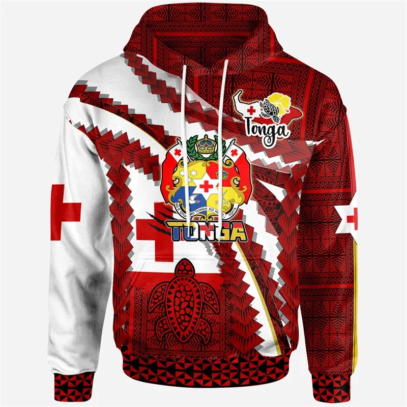 thumbnail image 1 of Sudadera con capucha con estampado 3D del escudo de armas de Tapa Tonga para hombre, sudaderas con capucha polinesias del Día Nacional de Tonga, sudaderas de moda, sudaderas, 1 of 5