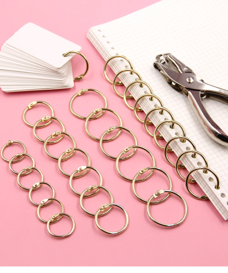 Anneaux De Reliure 25 Mm - Bleu Cyan