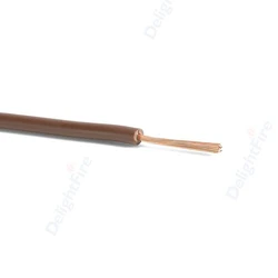 Versatile Multicolor Flexible PVC Copper Wire for Electronics and Lighting (Brown)